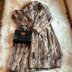 Full length Faux Fur Coat